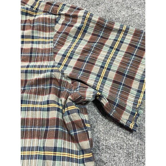 Ralph Lauren Men’s Shirt 3XLT Madras Plaid Classic Fit Button Down S/S Big Tall - Picture 4 of 16